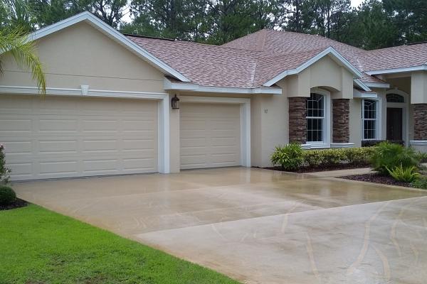 Raised Long Panel Garage Door