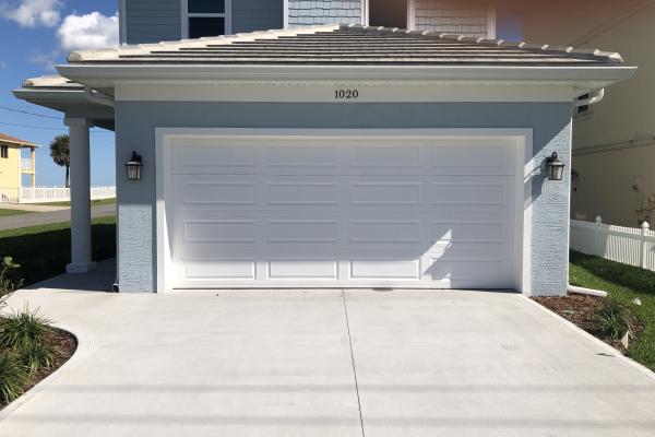 Raised Long Panel Garage Door