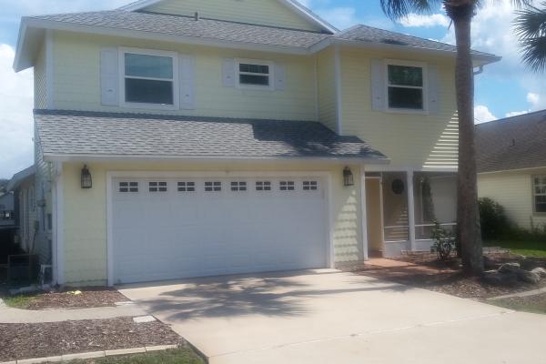 Pan Steel Garage Door with Stockton Glass