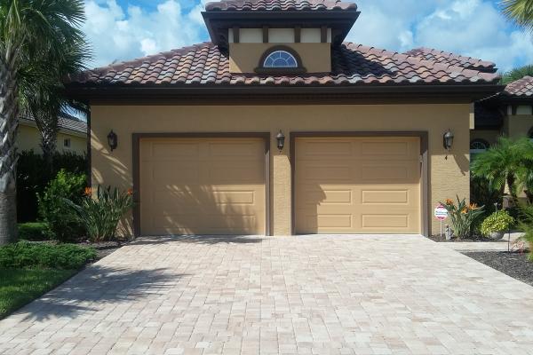 Raised Long Panel Garage Door